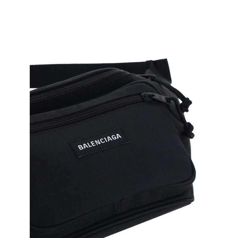 Balenciaga Black Polyester Clutch Bag - Explorer Fanny Pack