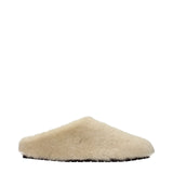 Prada Beige Fur Slippers for Women