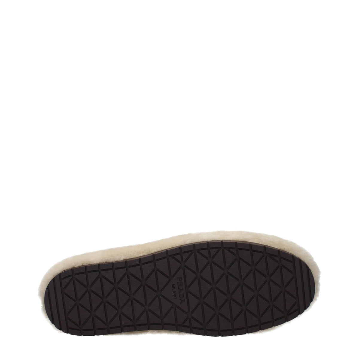 Prada Beige Fur Slippers for Women