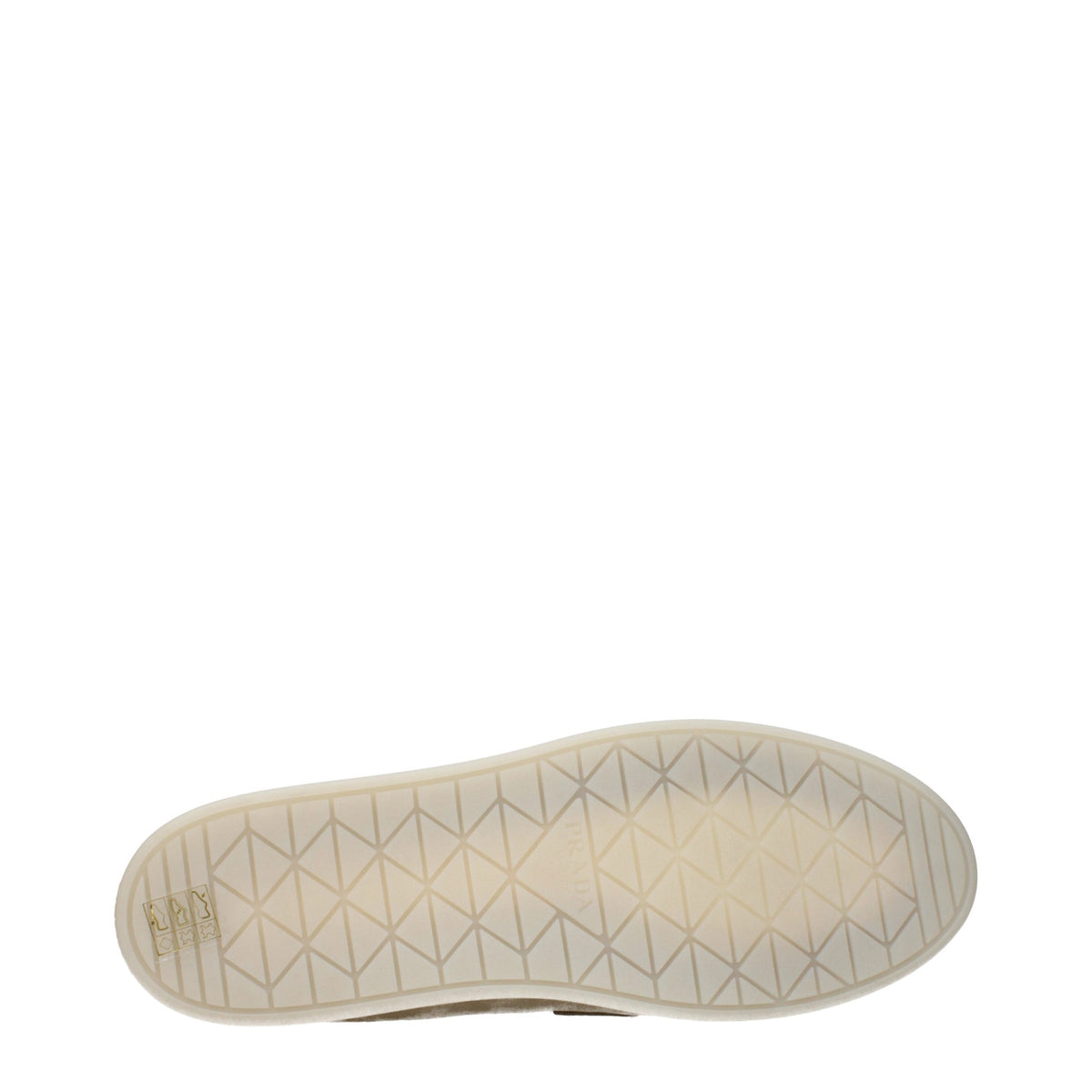 Prada Beige Leather Slip-On Loafers for Women