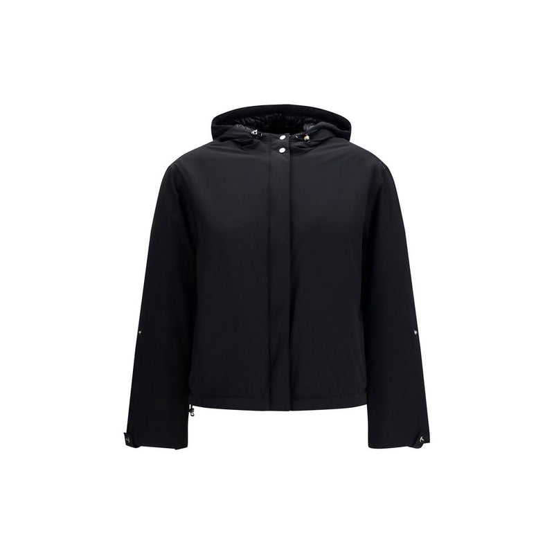 Herno Black Polyamide Shell Jacket - Lightweight & Stylish