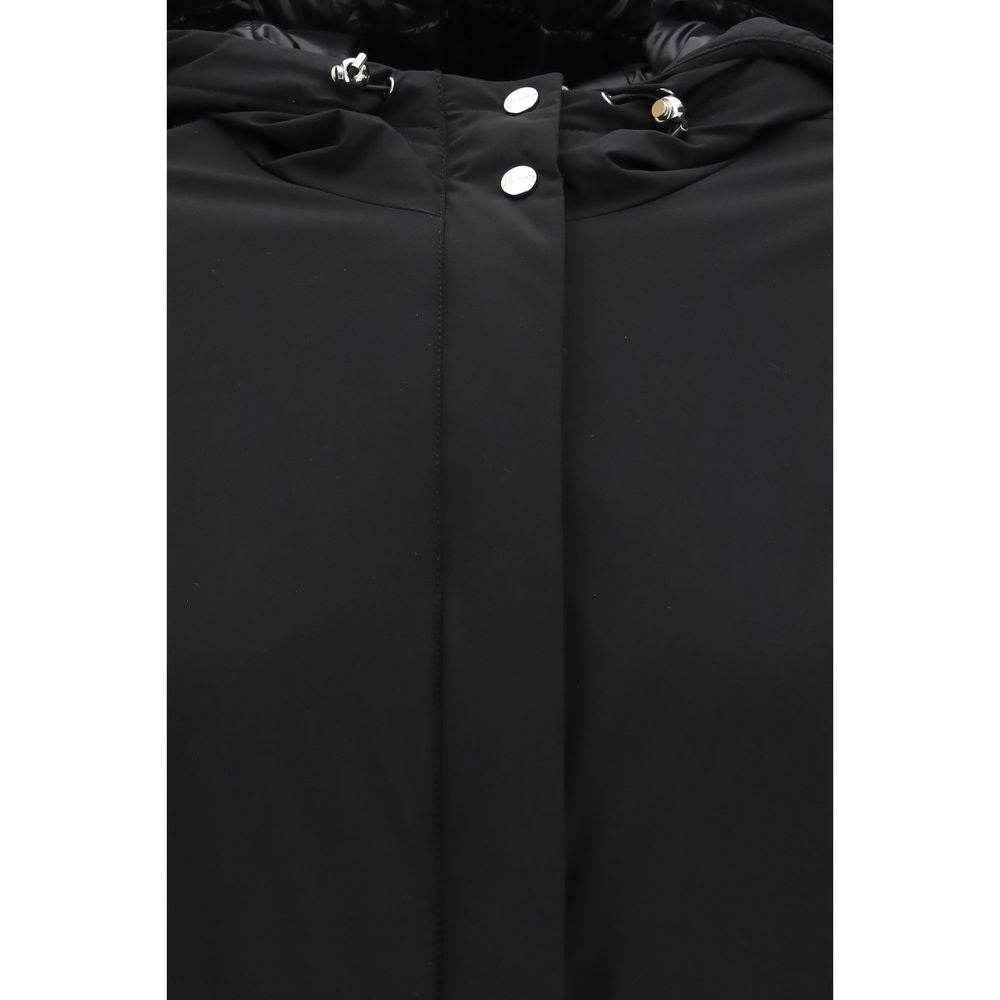 Herno Black Polyamide Shell Jacket - Lightweight & Stylish