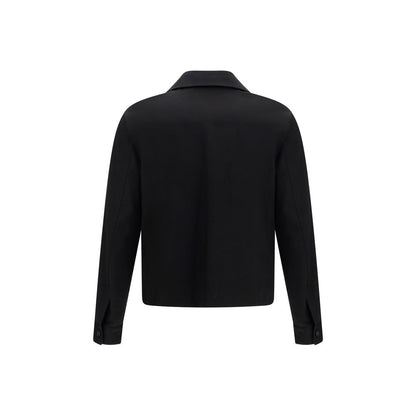 Amiri Black Cotton Full-Length Jacket
