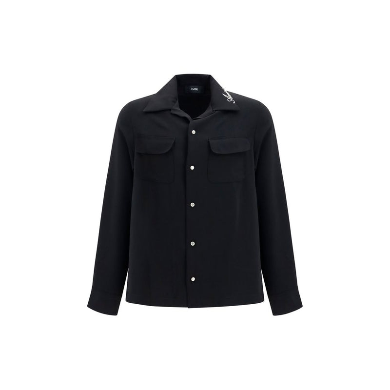 Chemise en Polyester Noire Amiri - Élégance Contemporaine