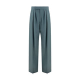 Chloé Bicolor Wool Oves Aries Dress Pants