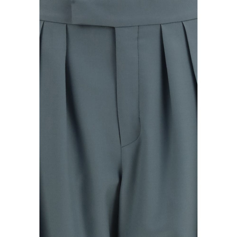 Chloé Bicolor Wool Oves Aries Dress Pants