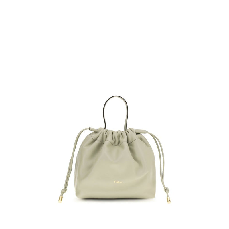 Chloé Gray Lamb Ovis Aries Shoulder Bag