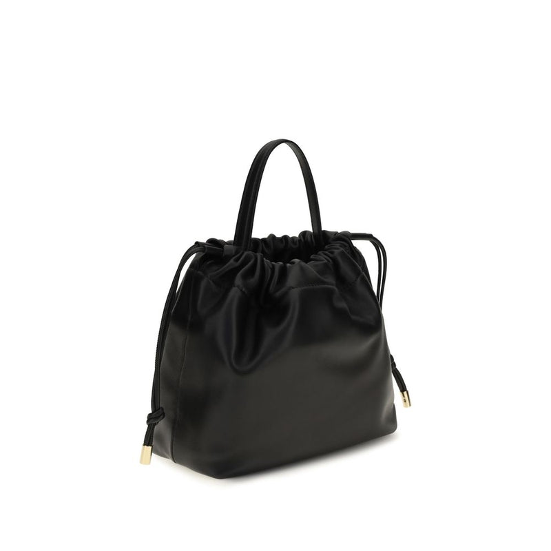Chloé Black Lambskin Ovis Aries Shoulder Bag