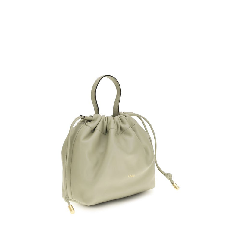 Chloé Gray Lamb Ovis Aries Shoulder Bag