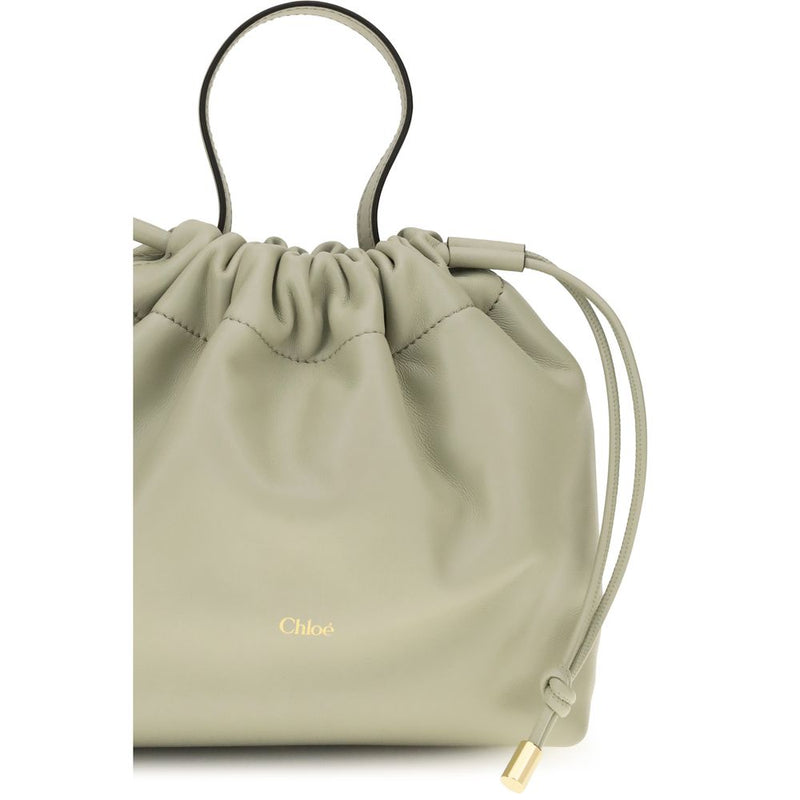 Chloé Gray Lamb Ovis Aries Shoulder Bag