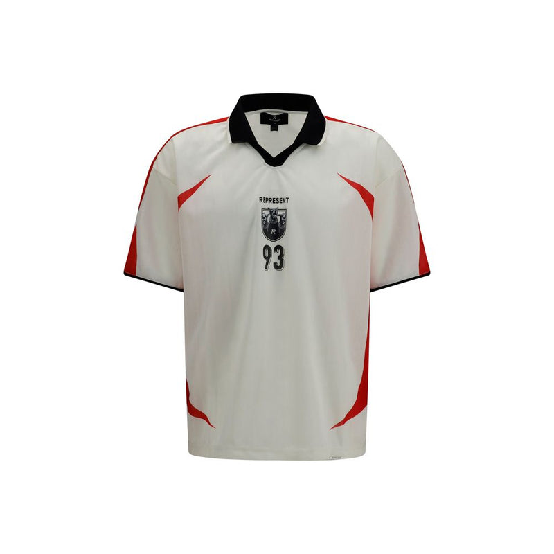 Represent Spike Football T-Shirt - White Polyester