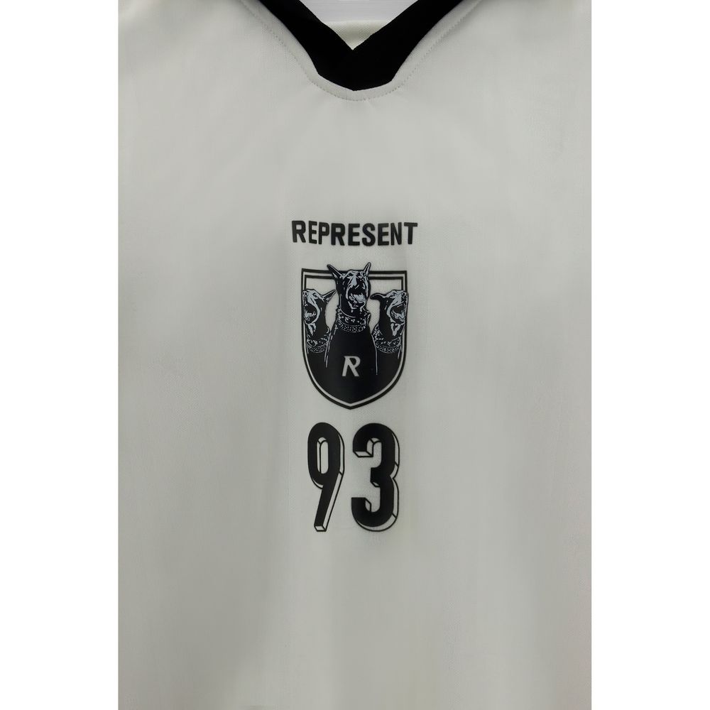 Represent Spike Football T-Shirt - White Polyester