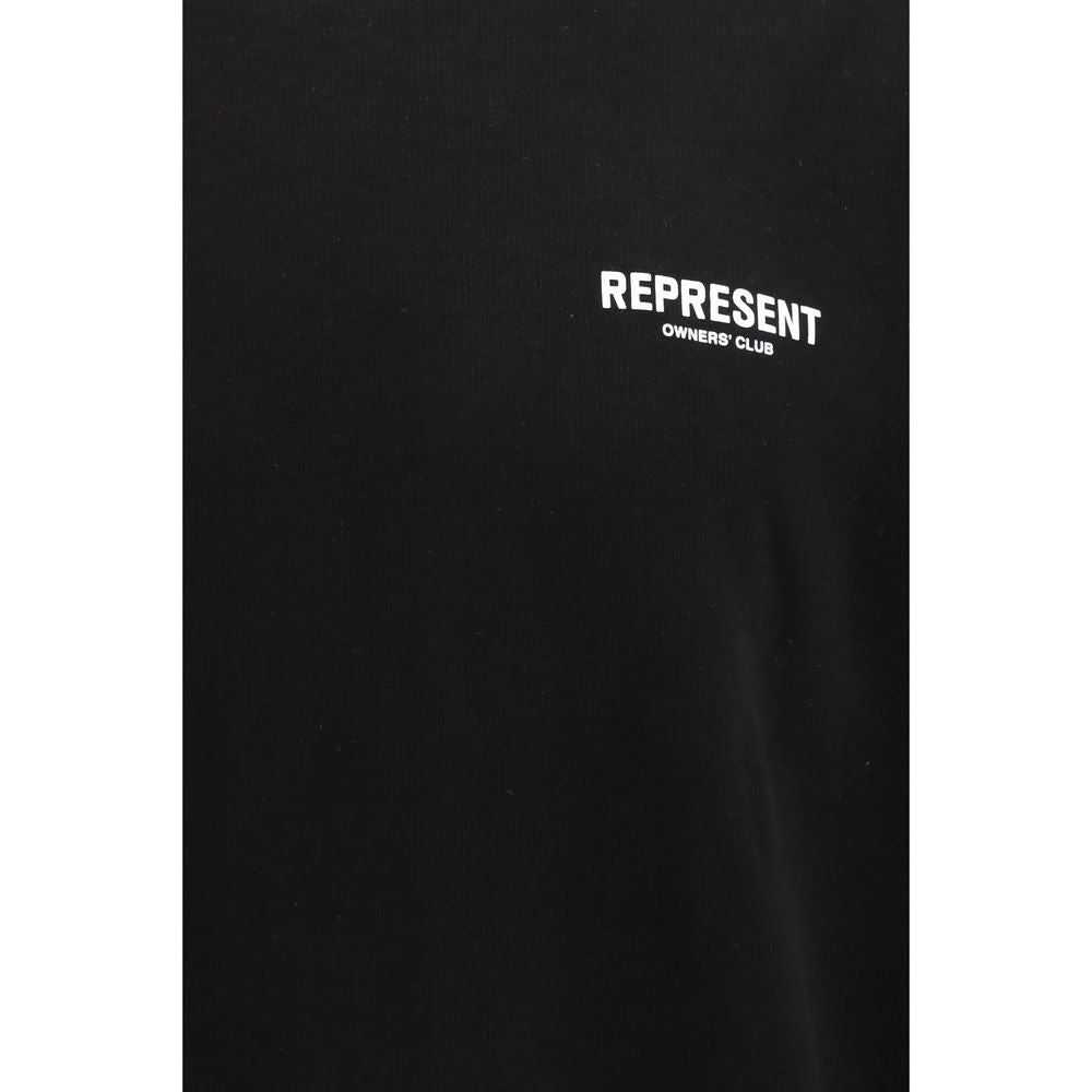 Represent Black Cotton Sweatshirt - The Owners Club