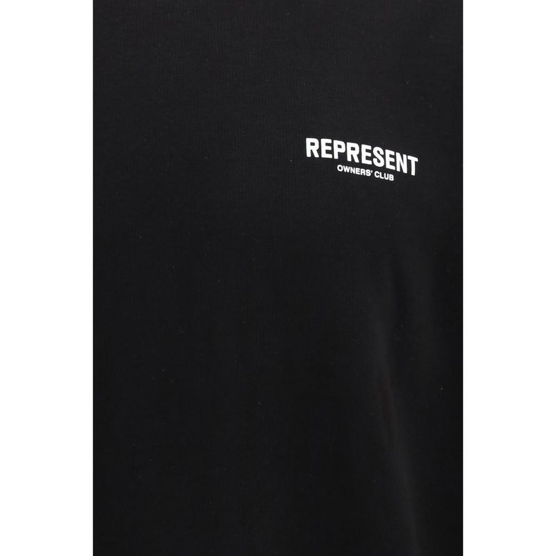 Represent Black Cotton Sweatshirt - The Owners Club