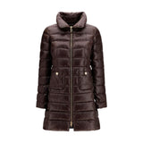 Herno Maria Brown Polyamide Full-Length Jacket for Women