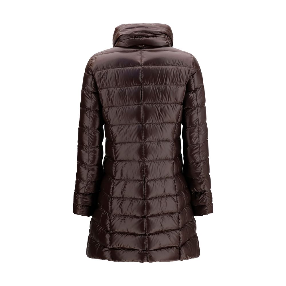 Herno Maria Brown Polyamide Full-Length Jacket for Women
