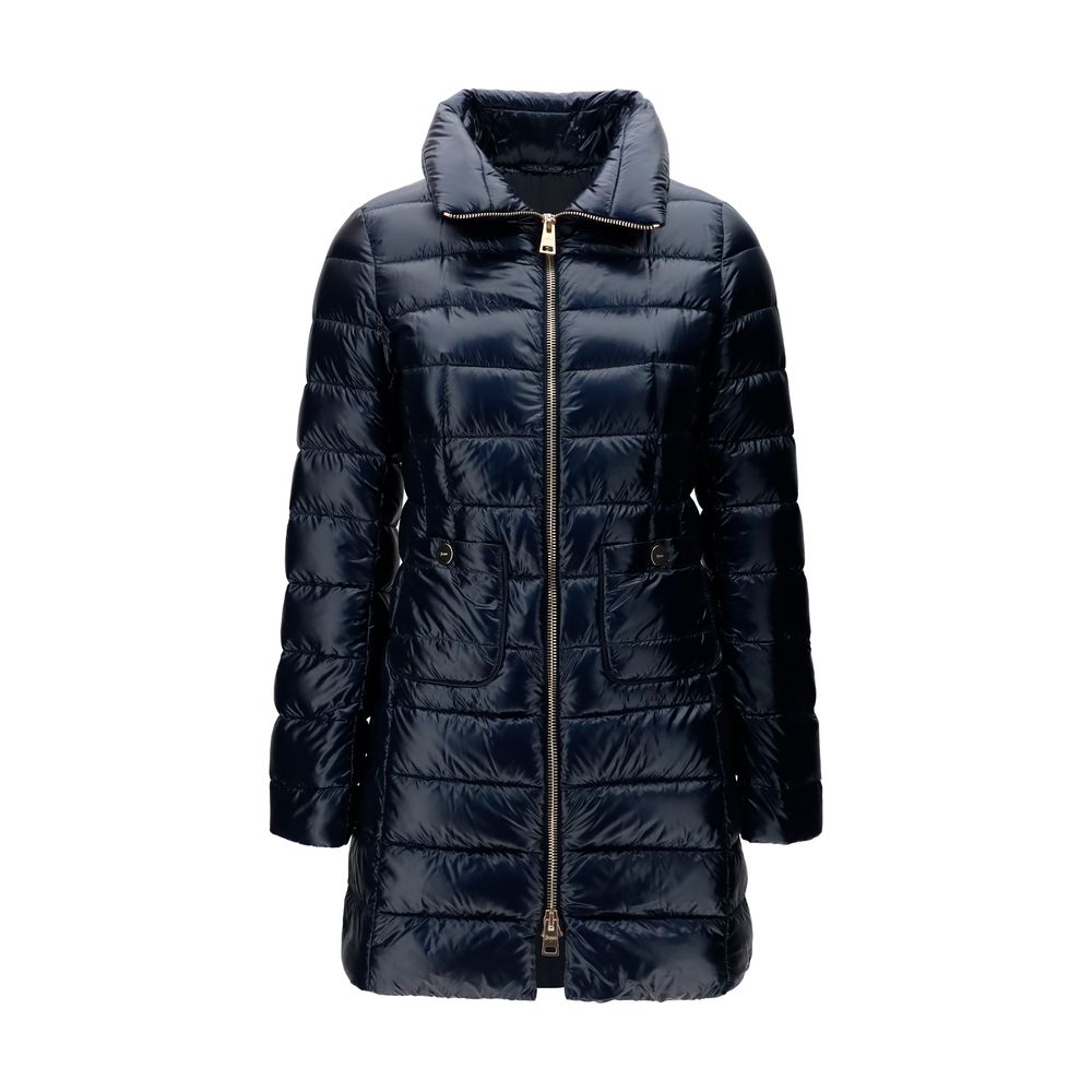 Herno Maria Blue Polyamide Full-Length Jacket for Women