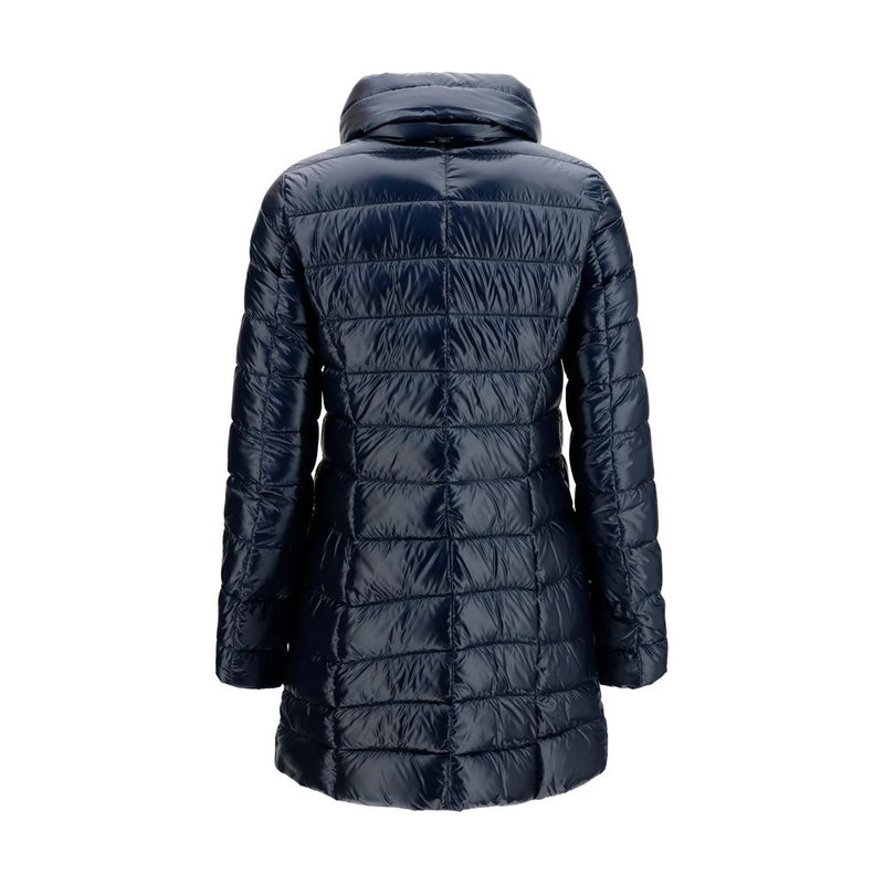 Herno Maria Blue Polyamide Full-Length Jacket for Women