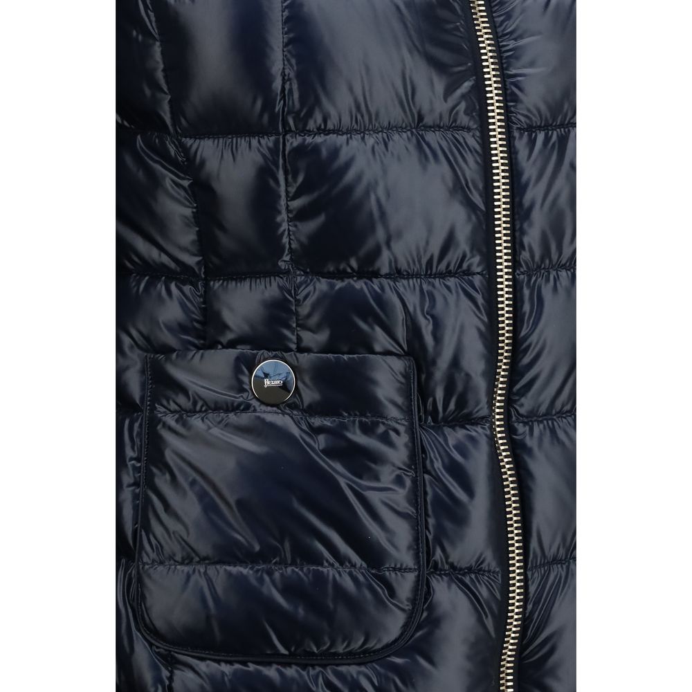 Herno Maria Blue Polyamide Full-Length Jacket for Women