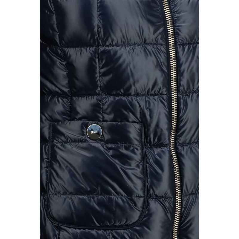 Herno Maria Blue Polyamide Full-Length Jacket for Women