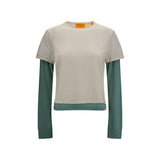 Guest in Residence Beige Cotton Sweatshirt - AW26