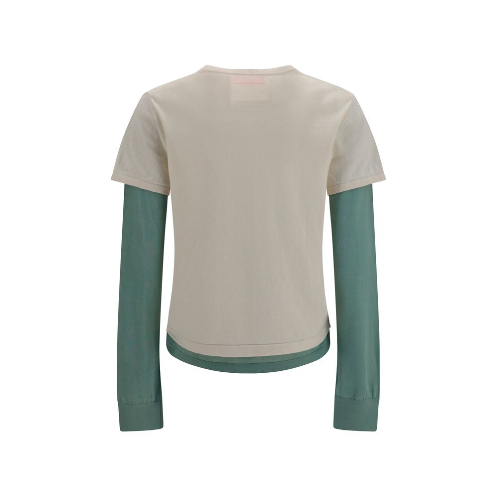 Guest in Residence Beige Cotton Sweatshirt - AW26
