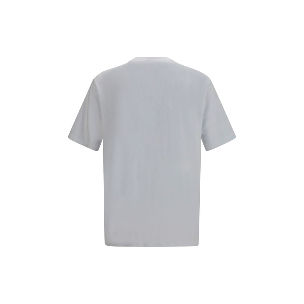 Amiri White Cotton T-Shirt - Oversized Fit with Embroidered Logo