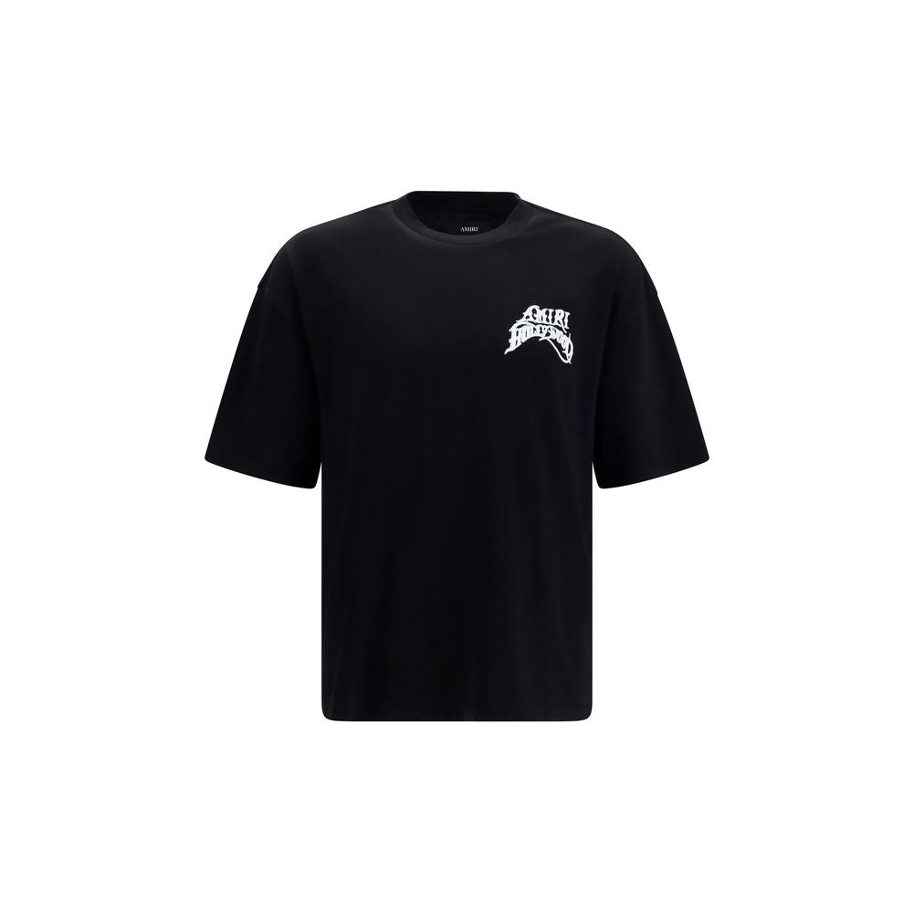 Amiri Black Cotton T-Shirt - Contemporary Urban Style