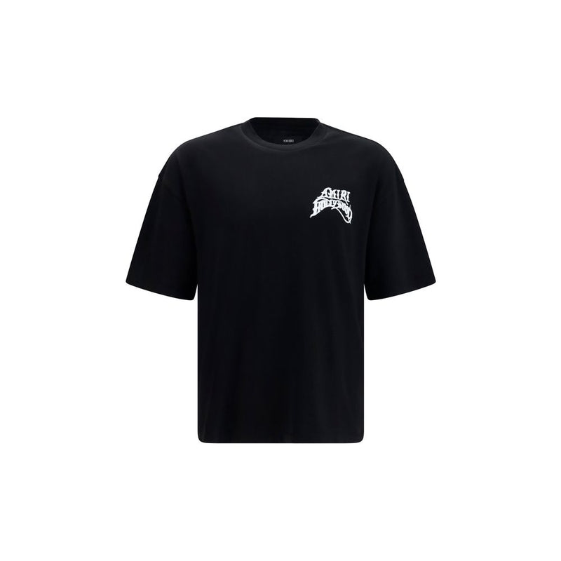 Amiri Black Cotton T-Shirt - Contemporary Urban Style