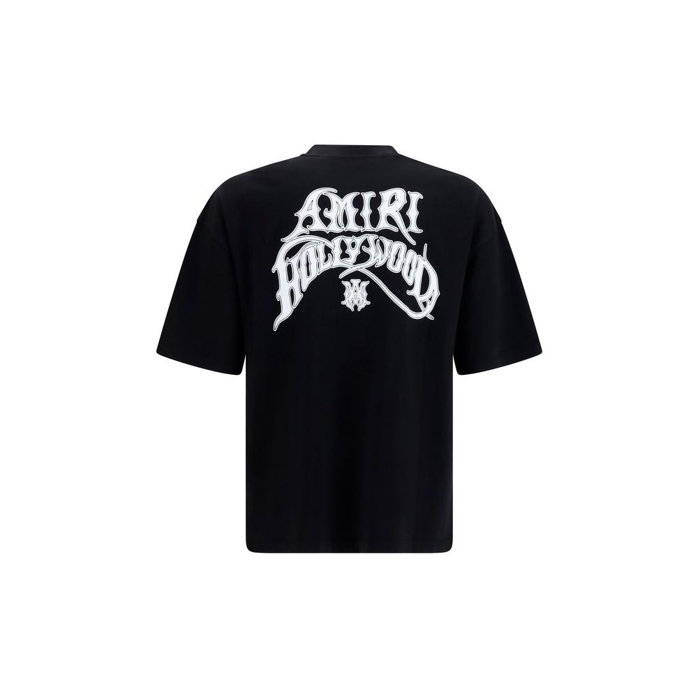 Amiri Black Cotton T-Shirt - Contemporary Urban Style