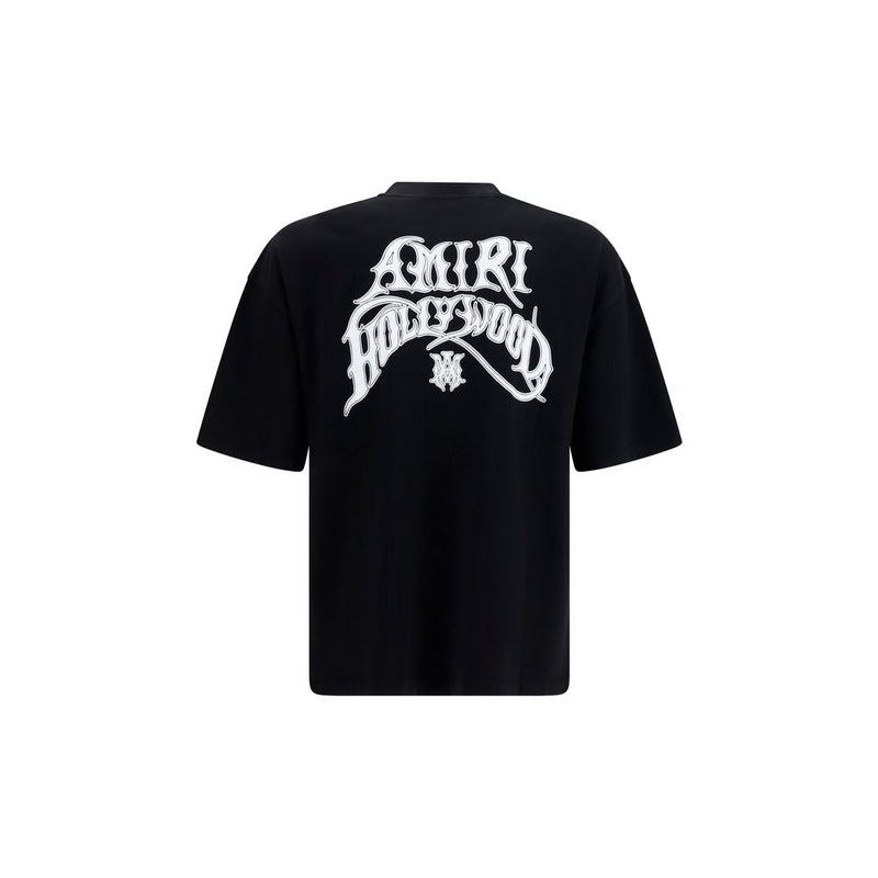 Amiri Black Cotton T-Shirt - Contemporary Urban Style
