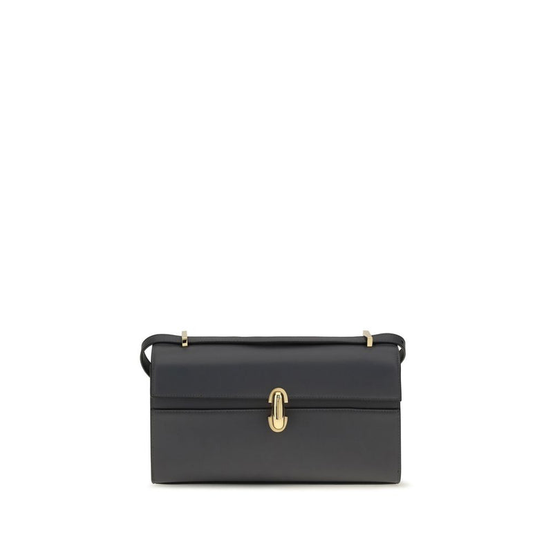 Savette Gray Calf Leather Bos Taurus Shoulder Bag