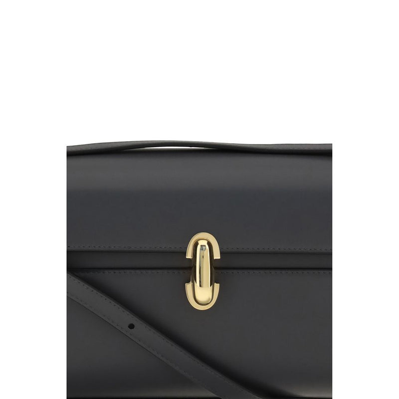 Savette Gray Calf Leather Bos Taurus Shoulder Bag