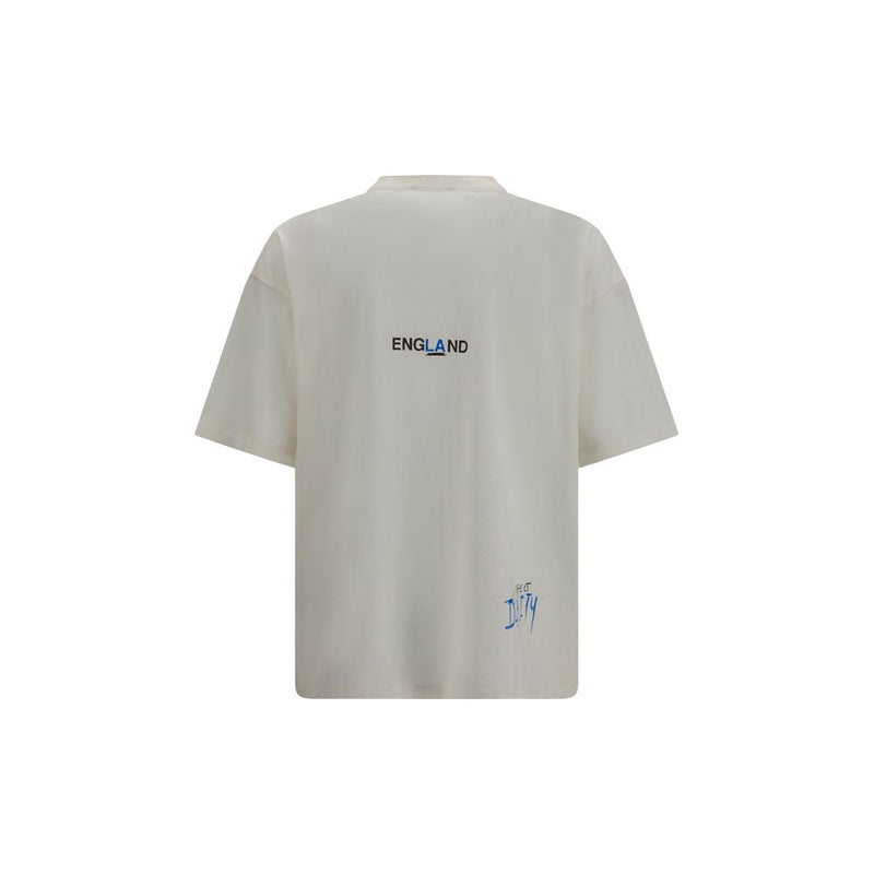 Represent Beige Cotton T-Shirt - Oversized Urban Style