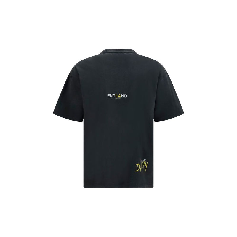 Represent Black Cotton T-Shirt - Oversized Urban Style