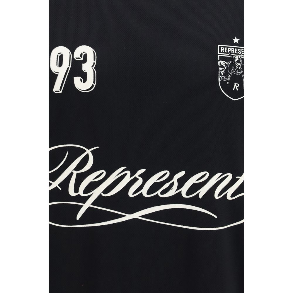 T-shirt en Polyester Noir Represent - Star Football