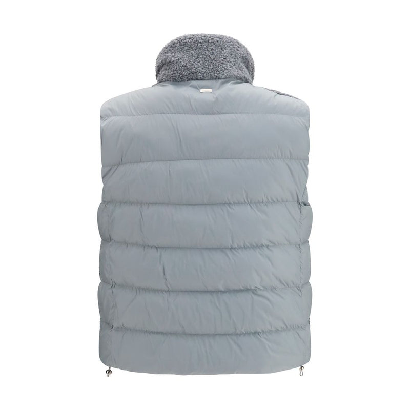 Herno Gray Polyester Sleeveless Jacket for Women