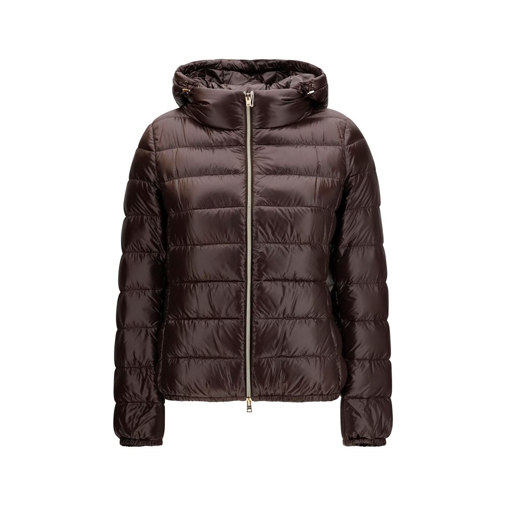 Herno Giada Brown Polyamide Full-Length Jacket