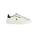 U.S. POLO ASSN. Bianco Polyurethane Sneakers pour Hommes