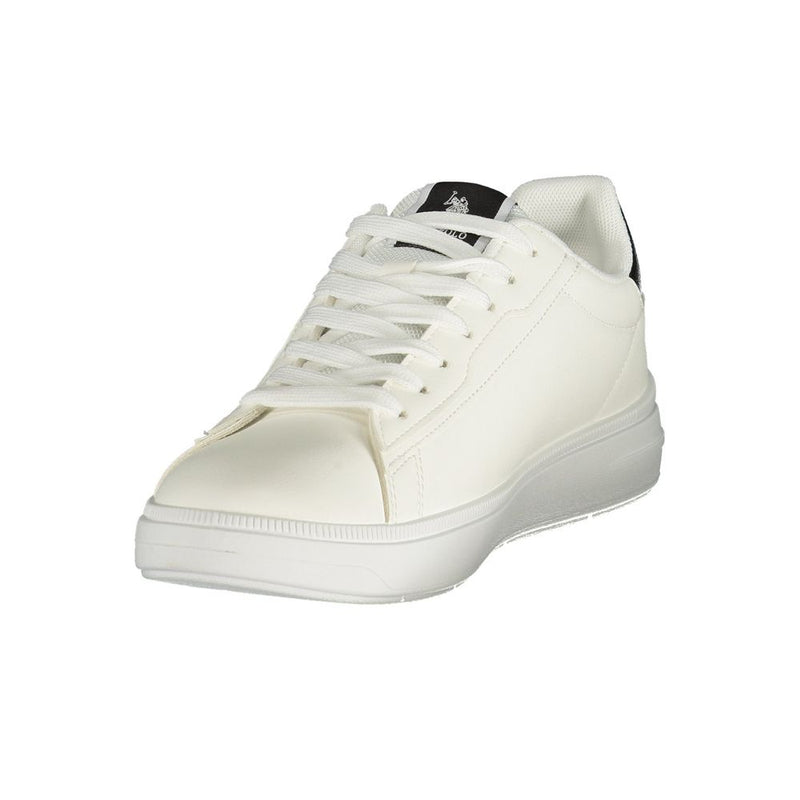 U.S. POLO ASSN. Bianco Polyurethane Sneakers pour Hommes