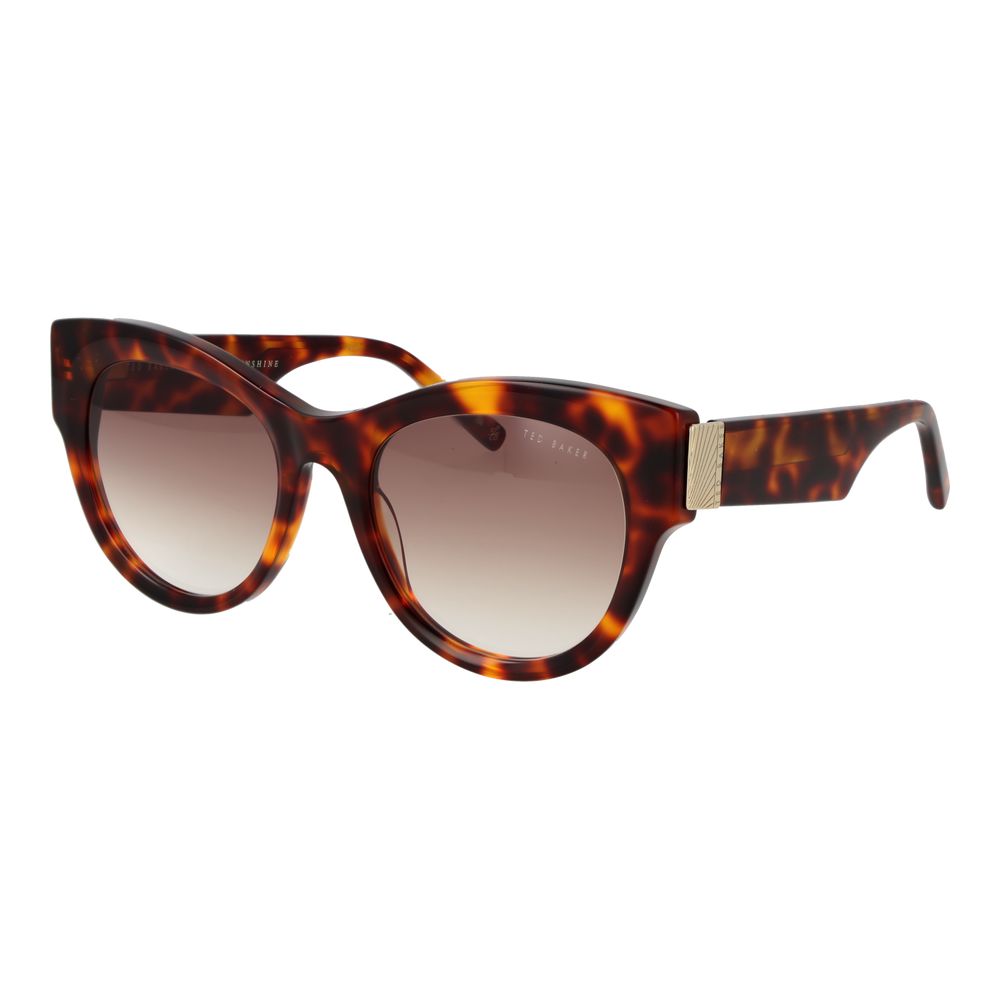 Ted Baker Brown Acetate Cat Eye Sunglasses