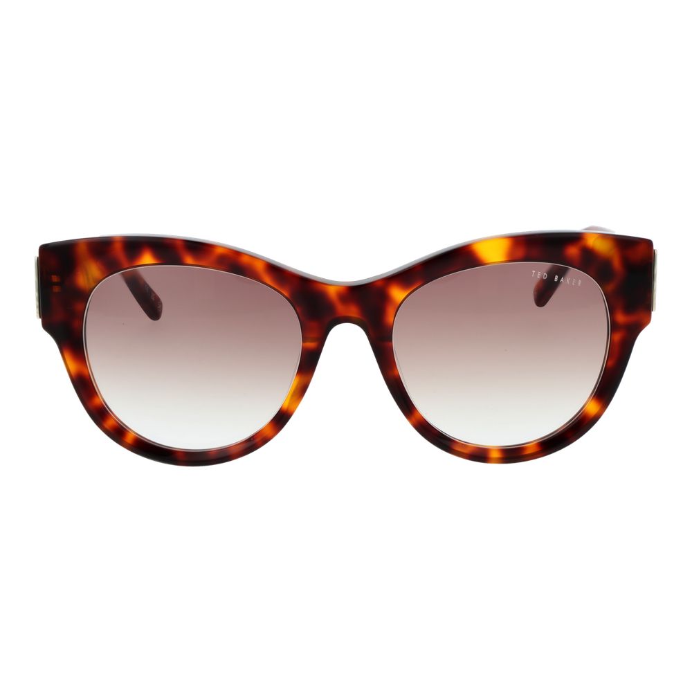 Ted Baker Brown Acetate Cat Eye Sunglasses