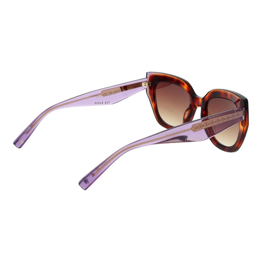 Ted Baker Brown Acetate Cat Eye Sunglasses for Women
