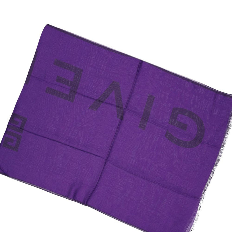 Écharpe en Cachemire Violet Givenchy pour Homme