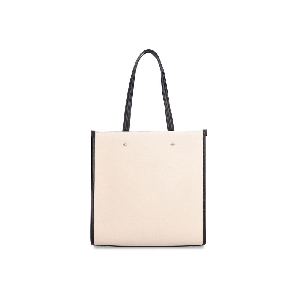 Sac Tote en Toile Beige Jimmy Choo