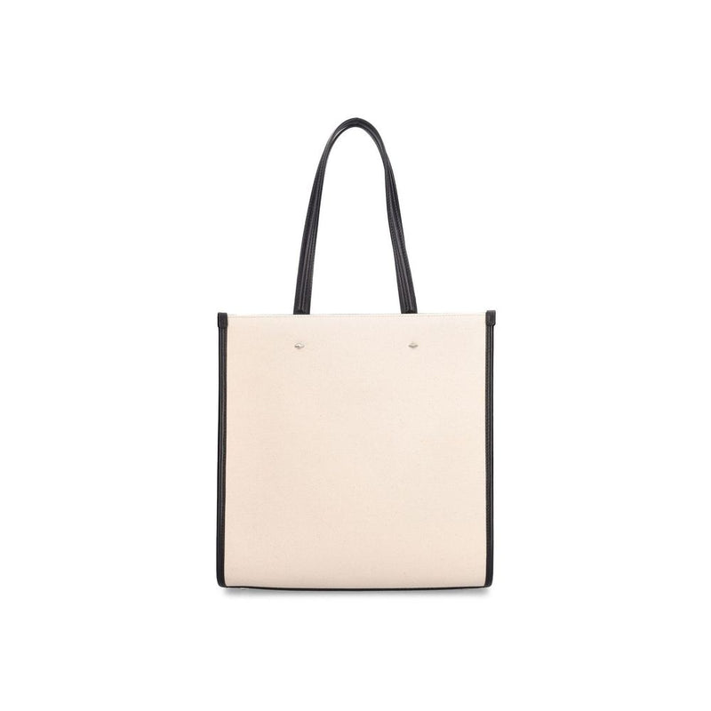 Sac Tote en Toile Beige Jimmy Choo