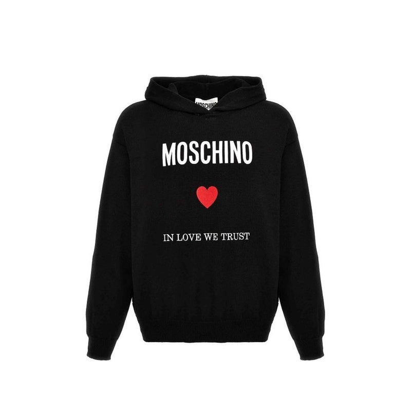 Moschino Couture Black Cotton Sweatshirt for Men