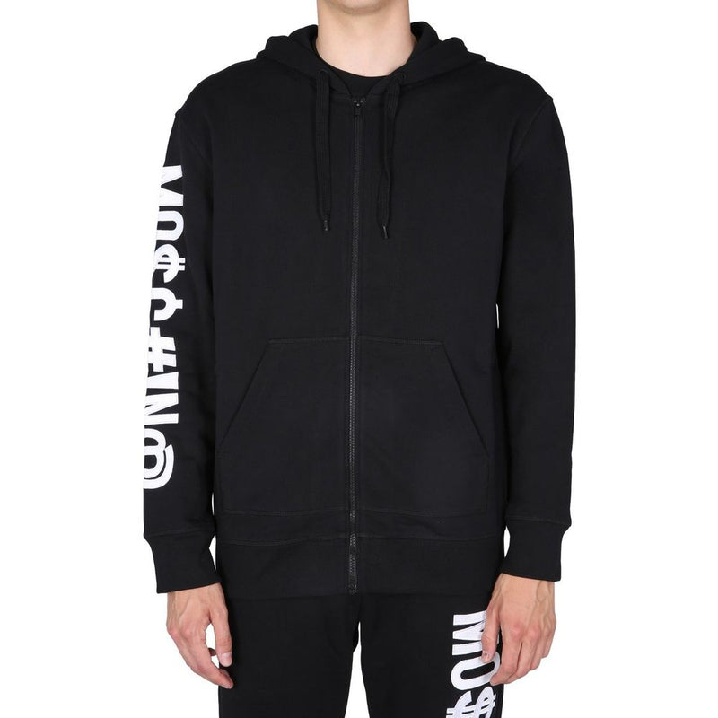 Moschino Couture Sweatshirt en Coton Noir pour Homme