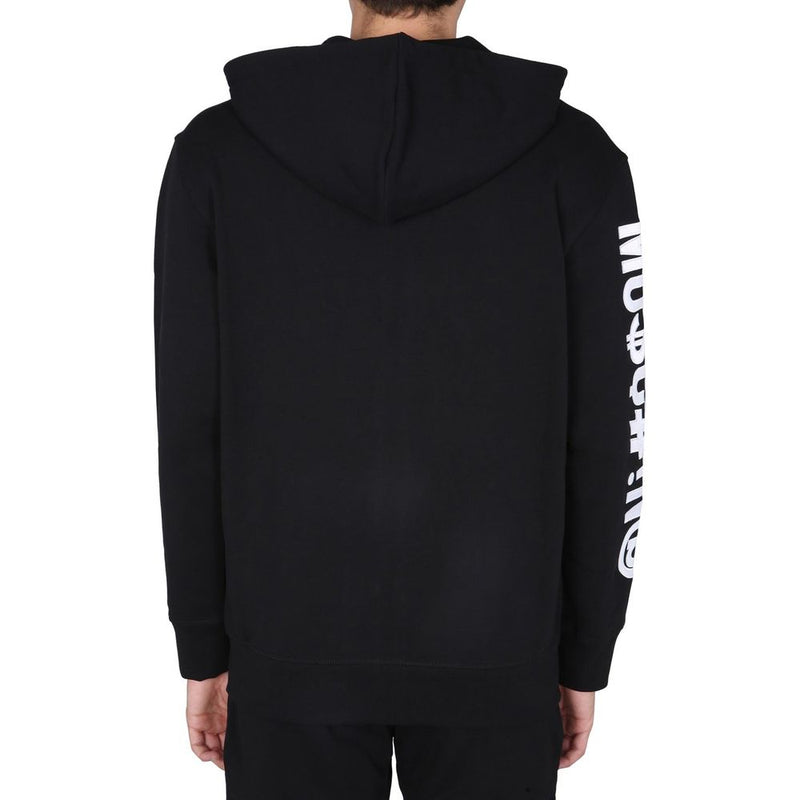 Moschino Couture Sweatshirt en Coton Noir pour Homme