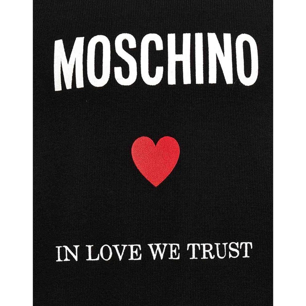 Moschino Couture Black Cotton Sweatshirt for Men